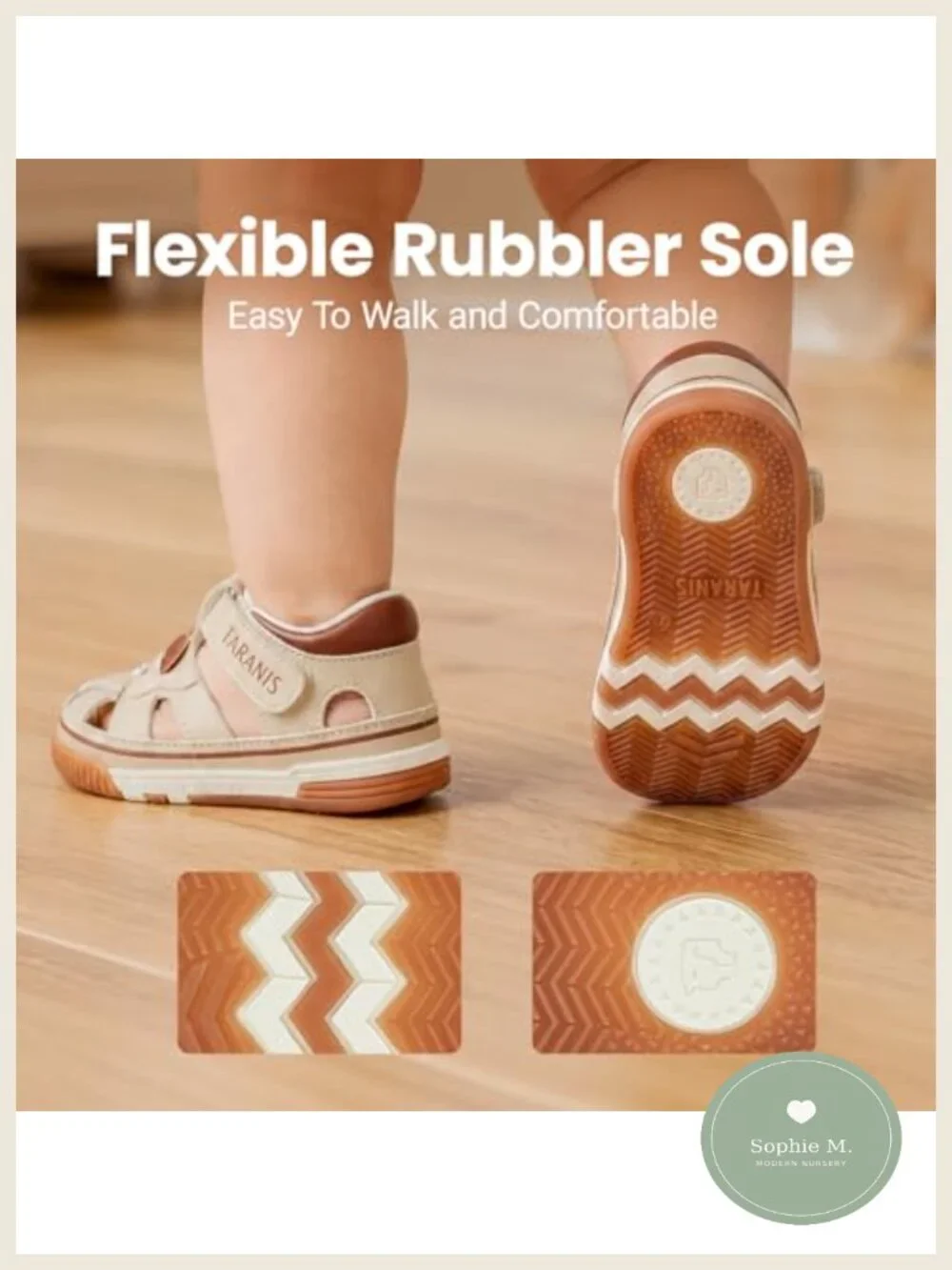 Toddler Summer Squeak Sneakers, Breathable Athletic Sandals, Slip-On